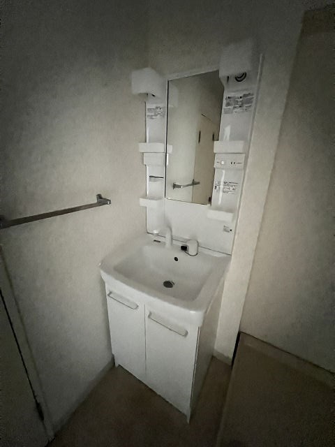洗面設備　広い洗面スペース