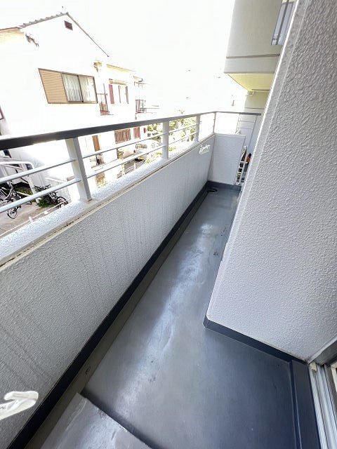 バルコニー　落ち着いた時間を過ごせるバルコニーです