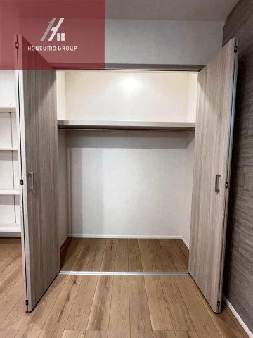 収納　たっぷりとした収納スペースです