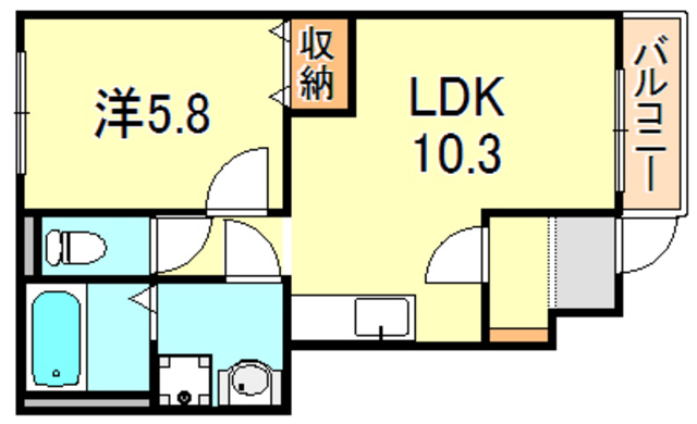 ヴィーブル東二見の間取り写真