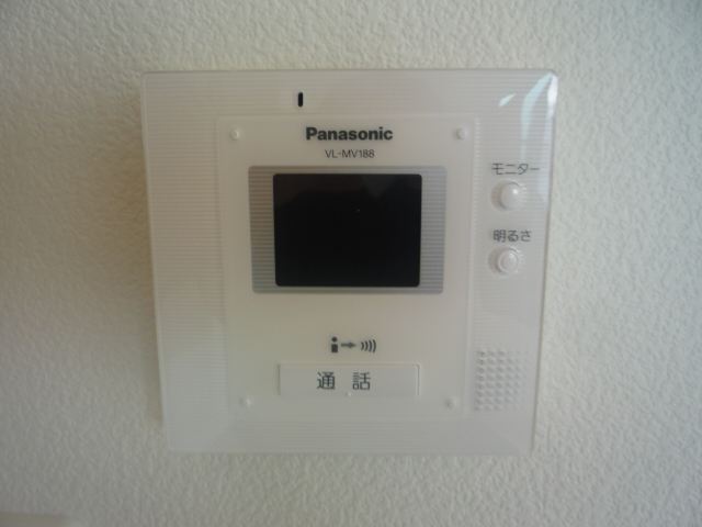 セキュリティ　急な訪問者をモニターで確認出来る　TVドアホン