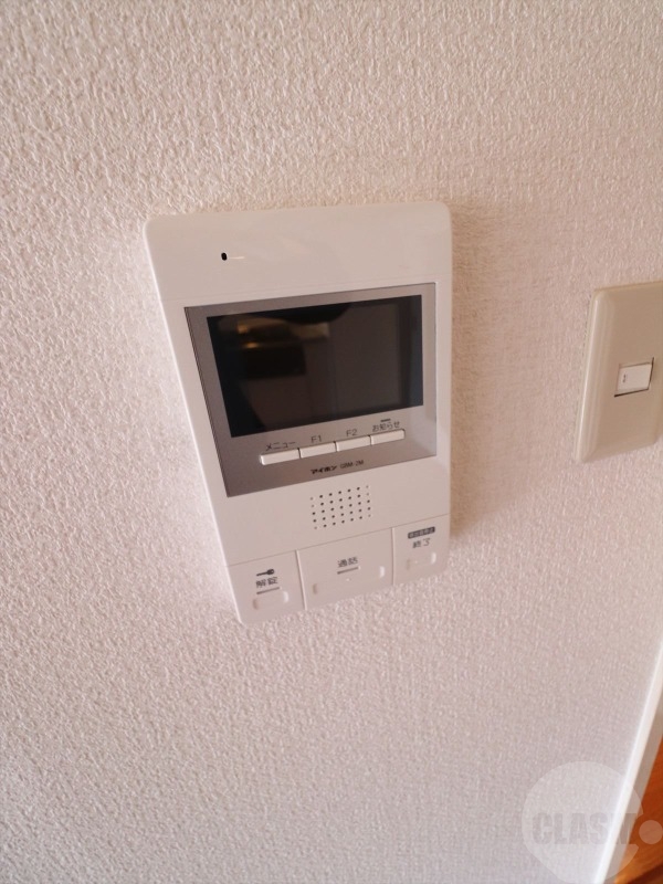 セキュリティ　モニター付きインターフォンで安心です