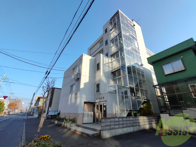 建物外観　札幌市北区北２２条西「ロイス札幌」