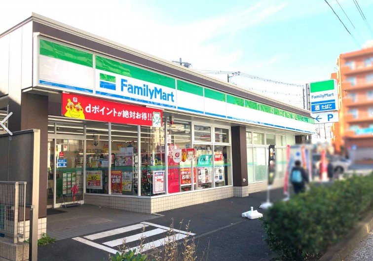コンビニ　ファミリーマート 永田東一丁目店（コンビニ）まで332m
