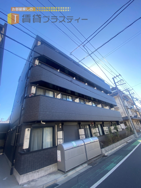 建物外観　モノトーンな大人カラーの外観。