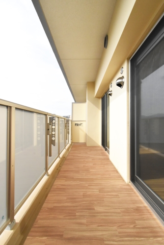 バルコニー　同間取り別号室の写真です。