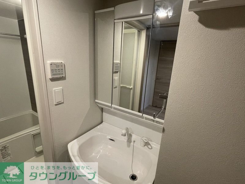 洗面設備　別部屋のお写真です。