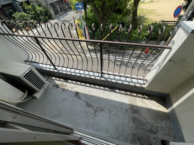 バルコニー　広々としたバルコニーです