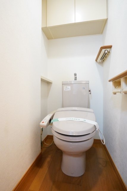 トイレ　ゆったりとした空間のトイレです
