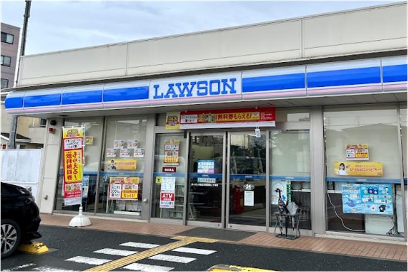 コンビニ　ローソン 八尾高安駅前店（コンビニ）まで346m