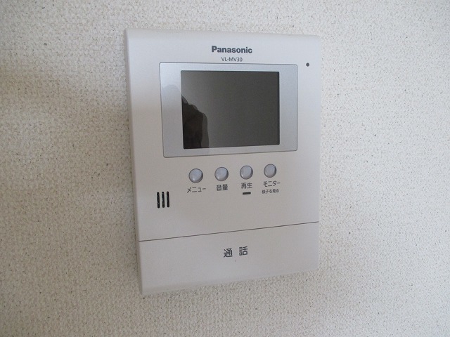セキュリティ　来客時に便利、ＴＶモニター付インターホンです