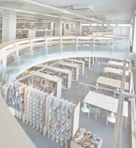 図書館　杉野服飾大学附属図書館（図書館）まで314m
