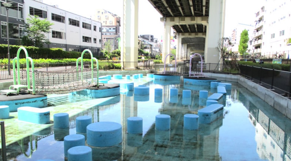 公園　竪川河川敷公園（公園）まで345m