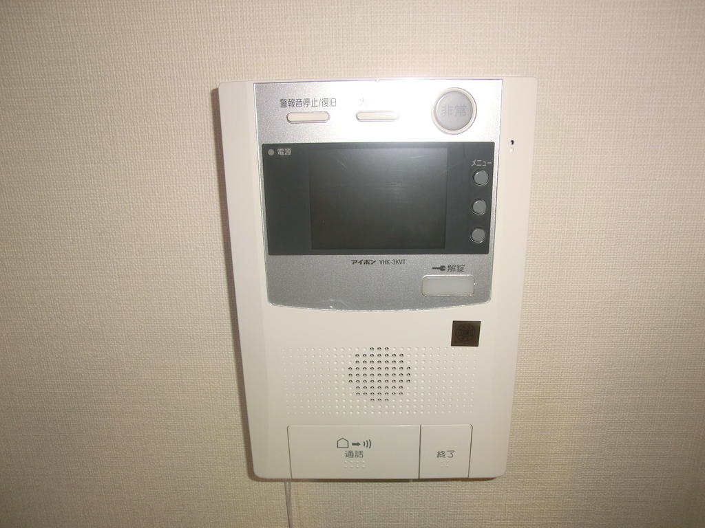 セキュリティ　モニター付きインターホン　現況優先