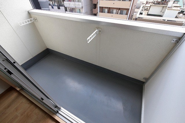 バルコニー　落ち着いた時間を過ごせるバルコニーです