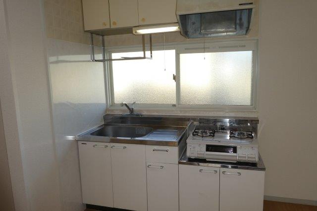 ＪＲ吉備線 東総社駅 徒歩6分 2階建 築35年のキッチン写真
