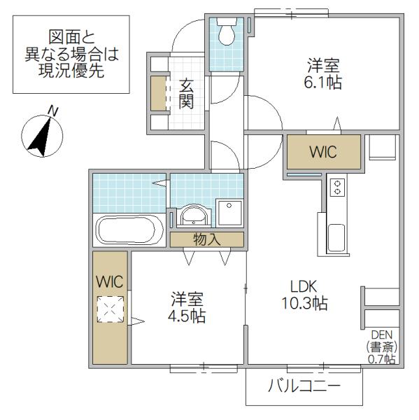 Grand Winds Tsukuba IVの間取り写真