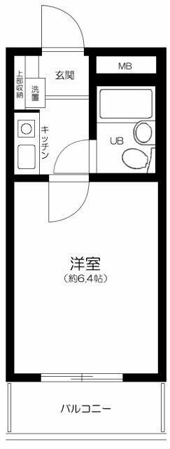 東急田園都市線 池尻大橋駅 徒歩7分 5階建 築35年の間取り写真