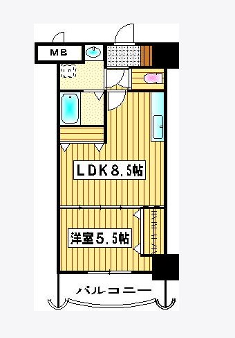 ロイヤル天神東の間取り写真