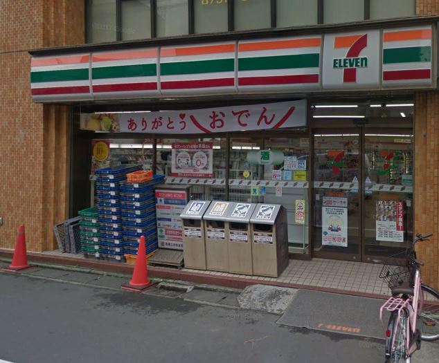 コンビニ　セブンイレブン 川崎元住吉店（コンビニ）まで154m