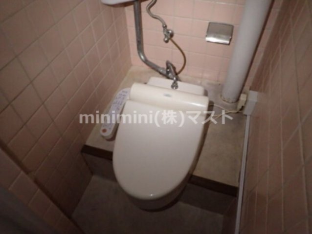 地下鉄御堂筋線 大国町駅 徒歩8分 6階建 築56年のトイレ写真