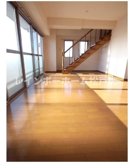 ＪＲ武蔵野線 三郷駅 徒歩5分 5階建 築24年の居間写真