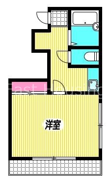 ＪＲ中央線 高円寺駅 徒歩10分 4階建 築37年の間取り写真