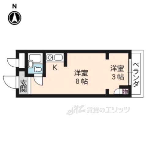 スクエア20の間取り写真