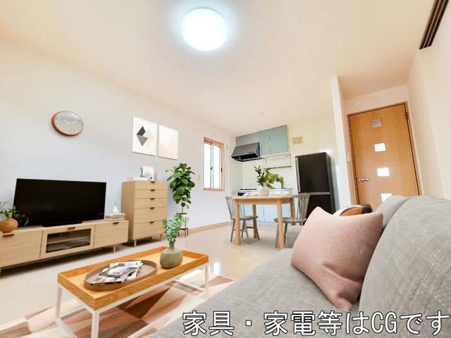 近鉄けいはんな線 吉田駅 徒歩12分 2階建 築21年の居間写真