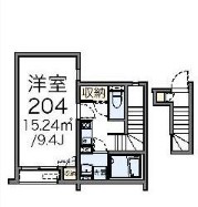 東急田園都市線 用賀駅 徒歩13分 2階建 築13年の間取り写真