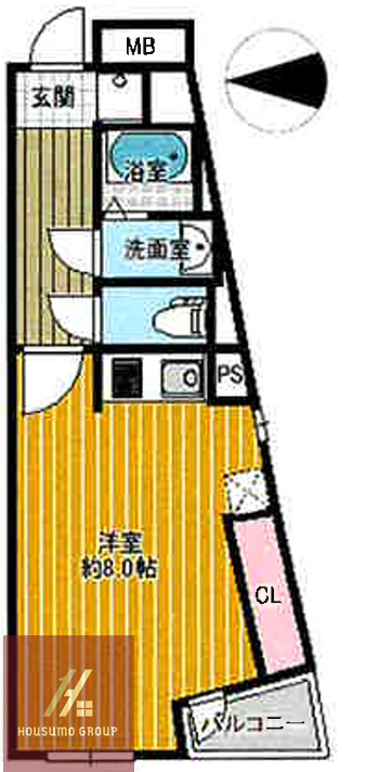 ライズ山手の間取り写真