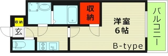 エスリード大阪城の間取り写真
