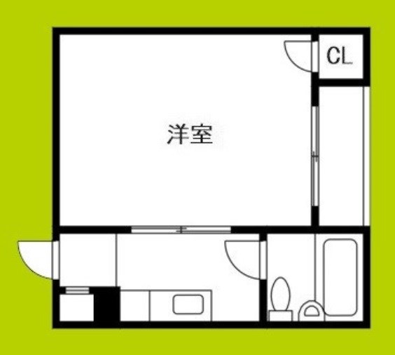 サンビル勝山北の間取り写真