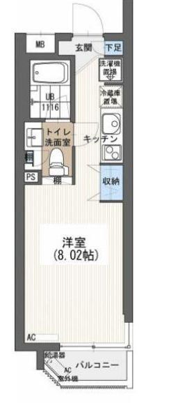 ＪＲ京浜東北線 鶴見駅 徒歩9分 5階建 築19年の間取り写真
