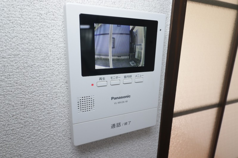 セキュリティ　モニター付きインターホン