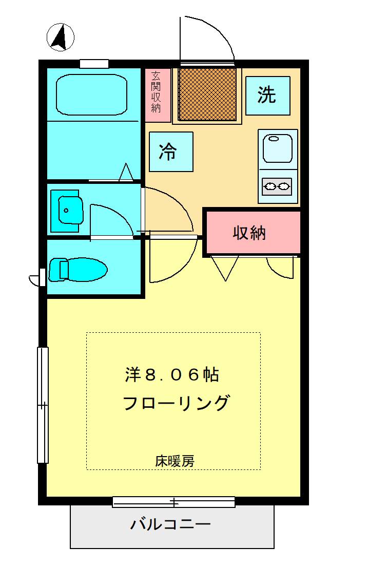 メゾンRYUの間取り写真