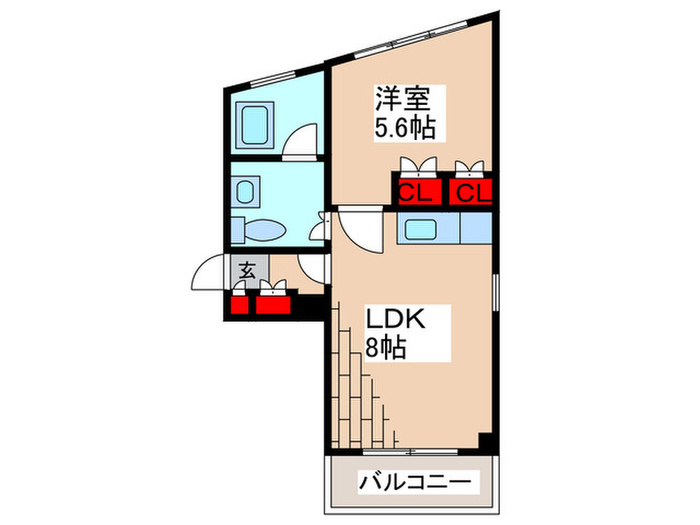 アルバーノ立川の間取り写真