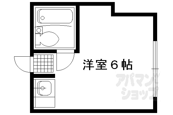 西村マンションの間取り写真