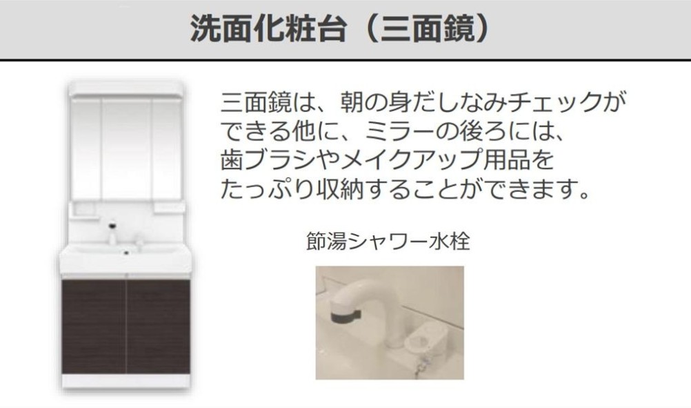洗面設備　※写真はイメージです。