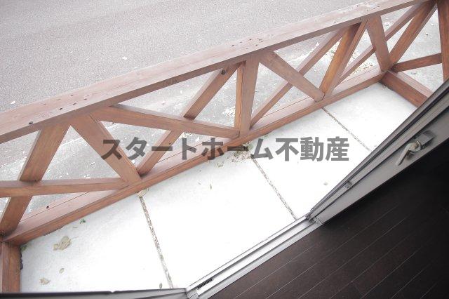 バルコニー　広々としたバルコニーです
