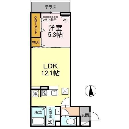 エクセリア蓮根の間取り写真