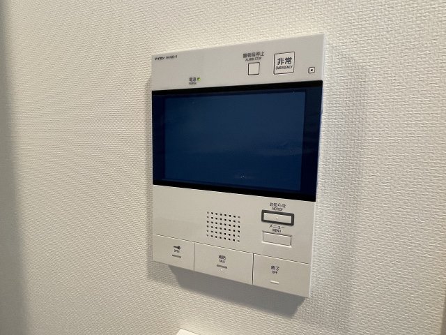 セキュリティ　TVモニター付きインターホンです