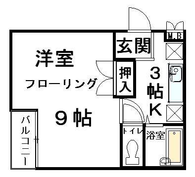 コモド嵯峨の間取り