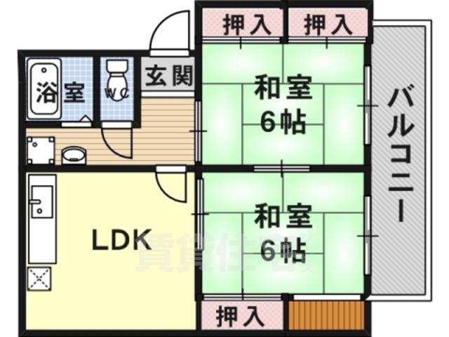 シティハイム橋本 第6APの間取り