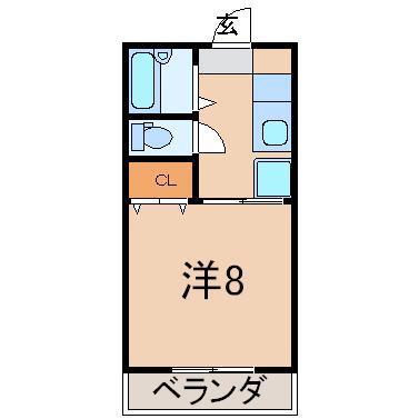 メゾン東浜の間取り