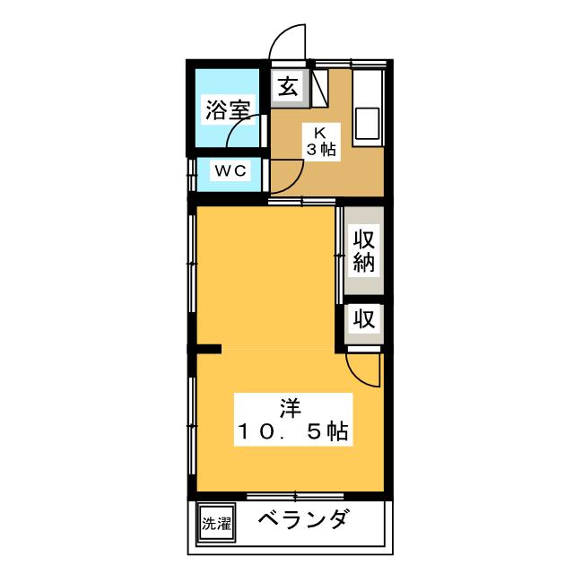 宮田ハイツの間取り