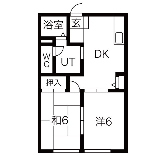 コーポM’sの間取り