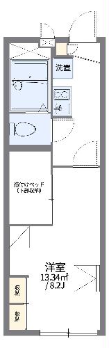 レオパレス秋井の間取り