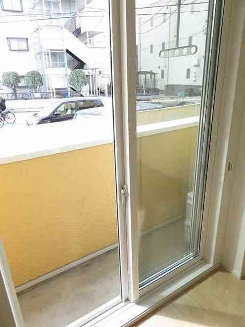 バルコニー　南西向きです。