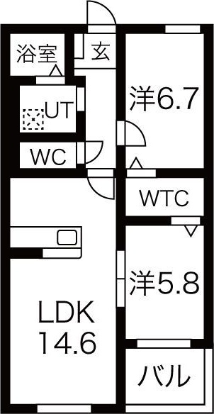 幸(ゆき)の間取り